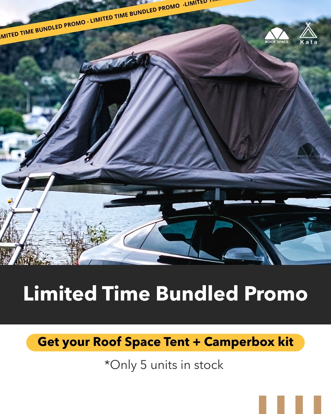 Limited Time Bundled Promo 🔥⛺️This one’s for the true explorers 😎 @roofspacetentsaustralia
Buying of a Roof Space Tent Get your Kata Camperbox Kit for FREE 🙌🏻.
Save up to $1.300! All-in-one. Adventure-ready.
Only 5 units available — don’t sleep on it (unless it’s on your new roof 😉).
👉 Get your Roofspace 2 + Camperbox promo today at katacamperbox.com
#camperbox #katacamperbox #roofspaceaustralia #vanbuild #australiavanlife #camperlife #nomadlife #VanLife #fullconversion #vanconversion #vanlifevirals #campervanconversion #suvconversion #offgrid #outdoorliving #roadtrip #roofspace2 #roofspace #RooftopTentAustralia #RooftopTent #OverlandingAustralia #CampingAustralia #AussieOverlanding #4x4Australia #AdventureCamping #TentLife #ExploreAustralia #offroadcamping